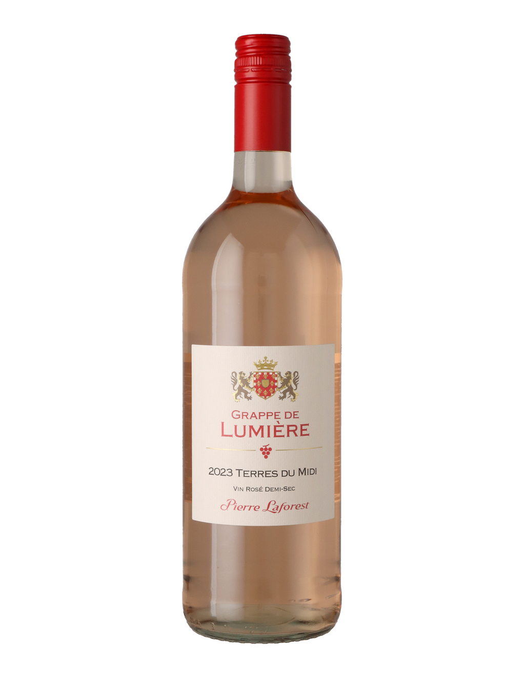 Grappe de Lumière Rosé, Cuvée, IGP, Terres du Midi, halbtrocken, 1,0 l
