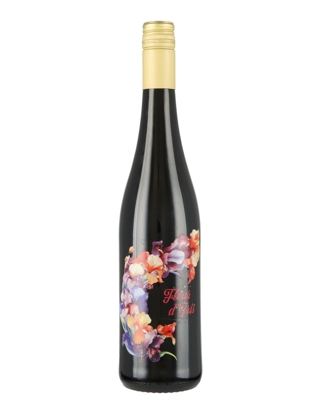 Fleur d'Iris, Blumenflasche, Merlot, IGP, Pays d'Oc, lieblich