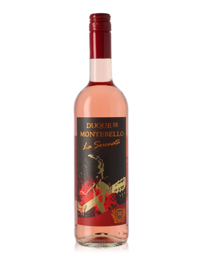 Duque de Montebello La Serenata Rosado, Tempranillo, Vino de Espana, lieblich