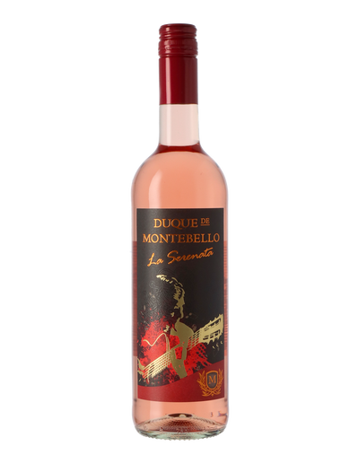 Duque de Montebello La Serenata Rosado, Tempranillo, Vino de Espana, lieblich