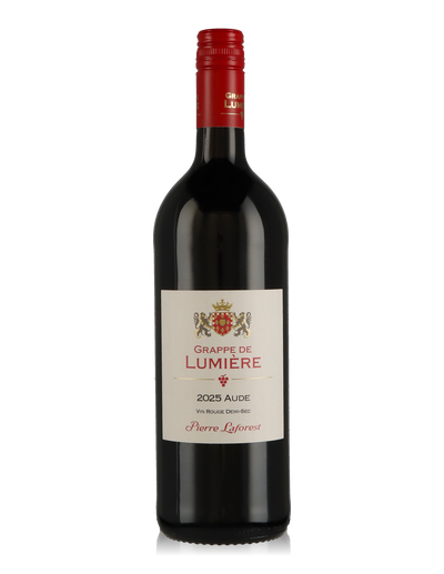 Grappe de Lumière Rouge, Cuvée, IGP, l'Aude, halbtrocken, 1,0 l