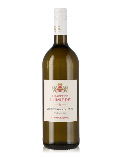 Grappe de Lumière Blanc, Cuvée, IGP, Terres du Midi, trocken, 1,0 l