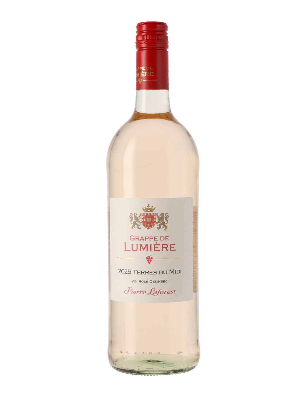 Grappe de Lumière Rosé, Cuvée, IGP, Terres du Midi, halbtrocken, 1,0 l